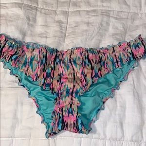 Target XL ruffle bikini bottom & top
